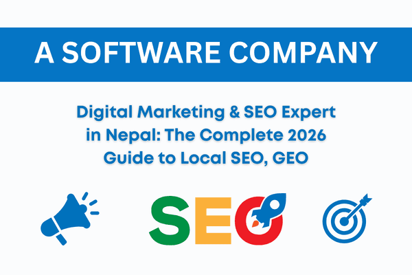 Global Local SEO and GEO guide banner featuring a digital world map and search engine optimization icons.